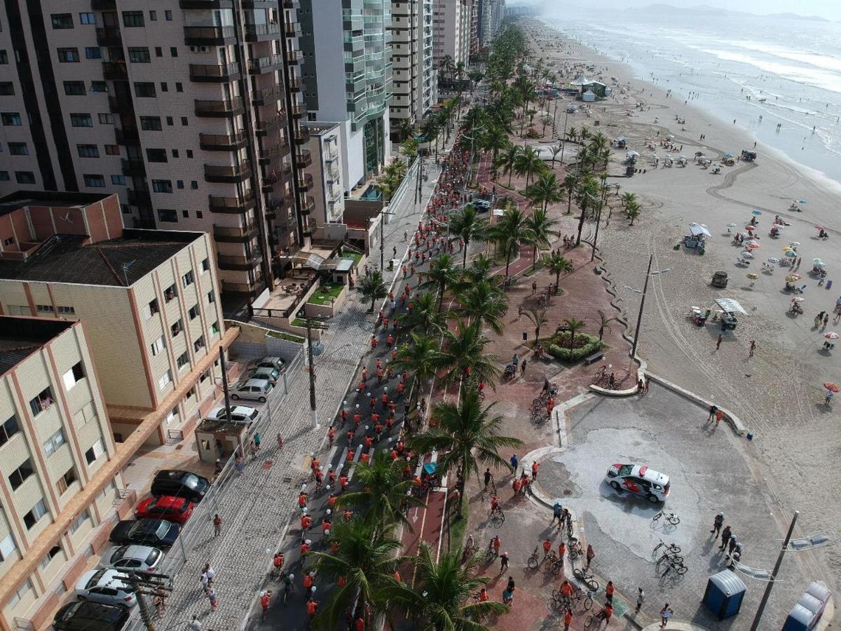 فندق Solemarفي  Apartamento De Frente O Mar Praia Grande المظهر الخارجي الصورة